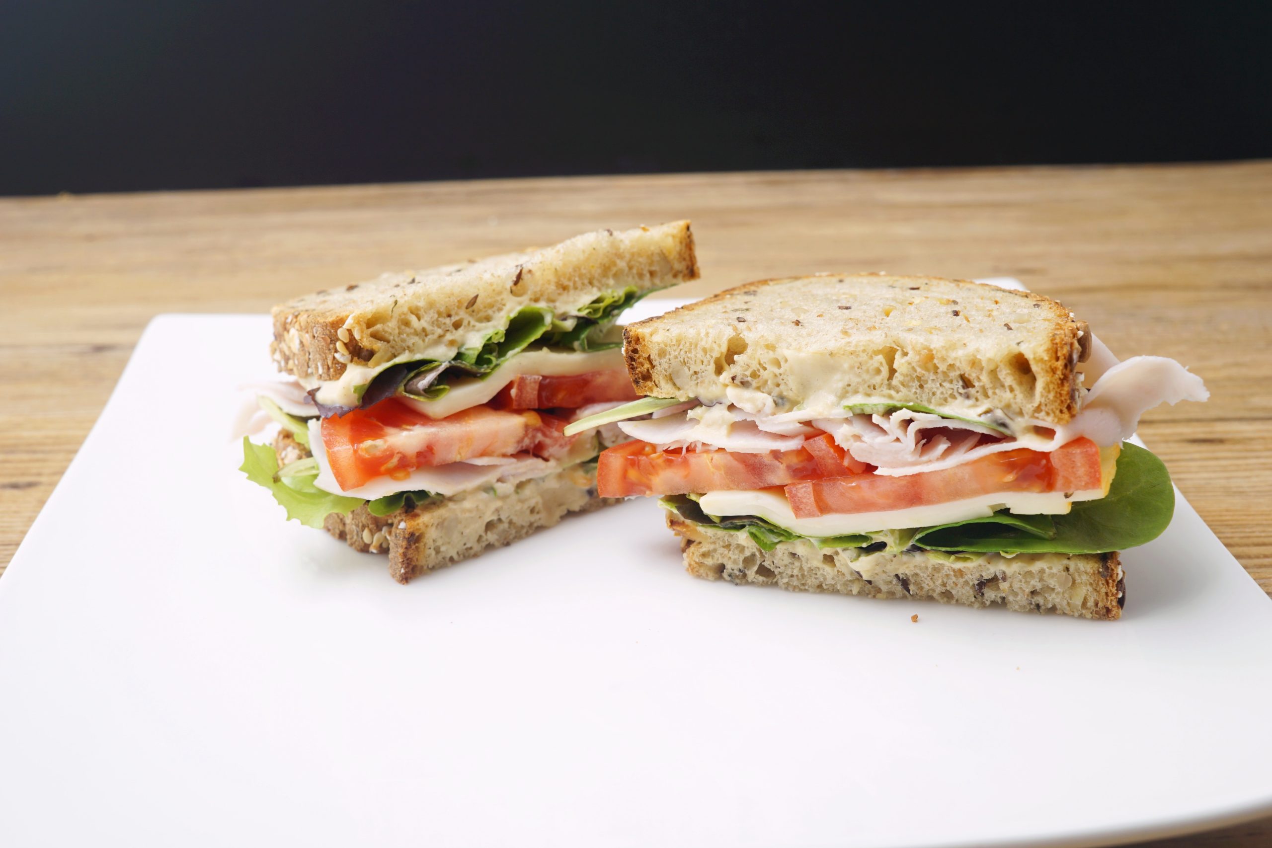 Sandwich saludable fresco